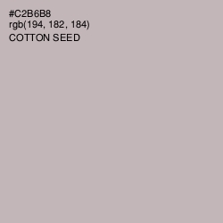 #C2B6B8 - Cotton Seed Color Image